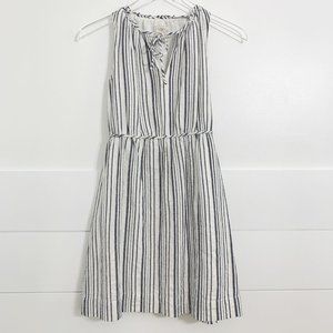 LOFT petite cotton/linen blend classic dress